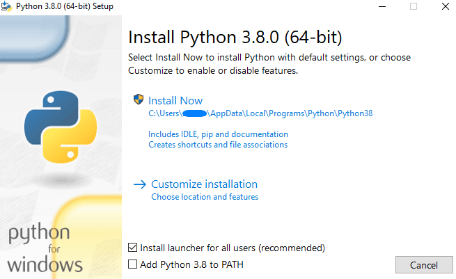 Python download and install