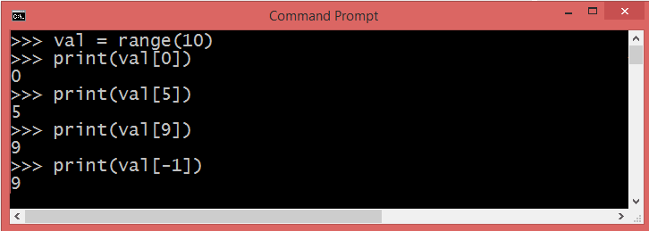 Decrementing with python range() using a negative step