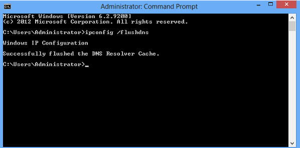 Clear DNS Cache