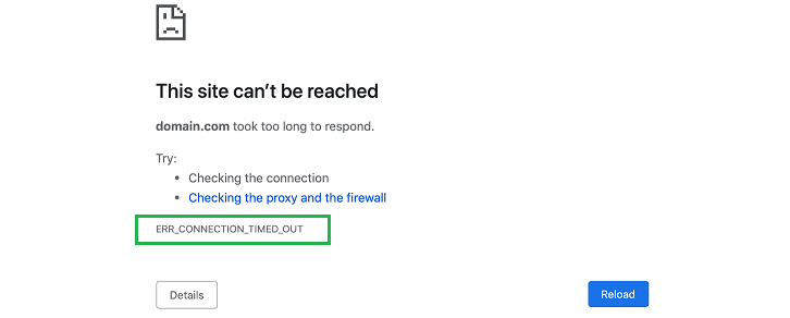 How to Fix the ERR_CONNECTION_TIMED_OUT Error