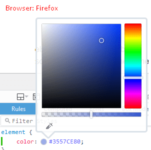 Hexadecimal color code for transparency