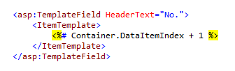 row-index in gridview