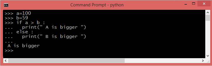 Python if statements
