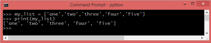Python list