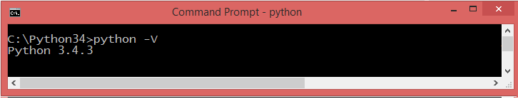 Check Python version from command line / in script