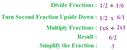 Dividing Fractions Using Reciprocals