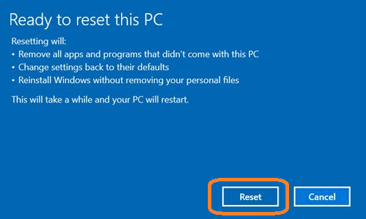 windows 10 restart