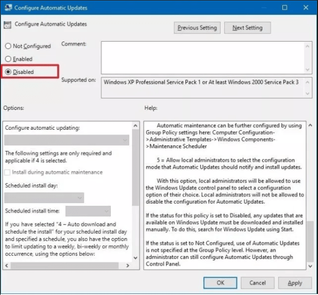 How to Disable/Stop Downloading Windows 10 Automatic Updates