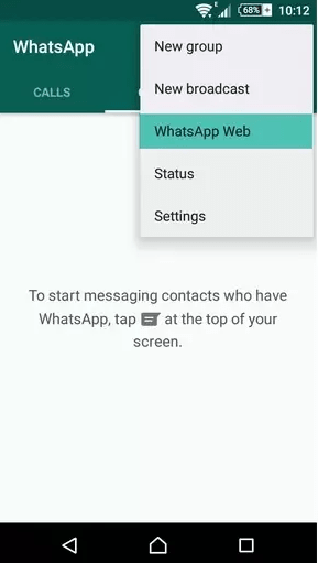 How to pair your phone to desktop using whatsapp