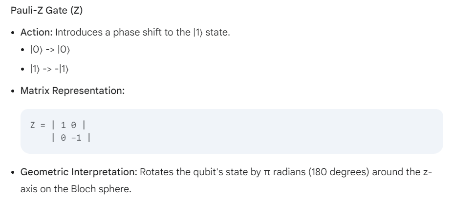 Pauli-Z Gate (Z)