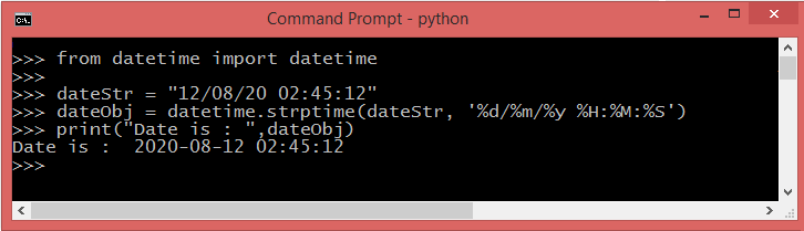 How to convert Python date string mm/dd/yyyy to datetime?