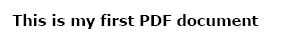 created pdf file